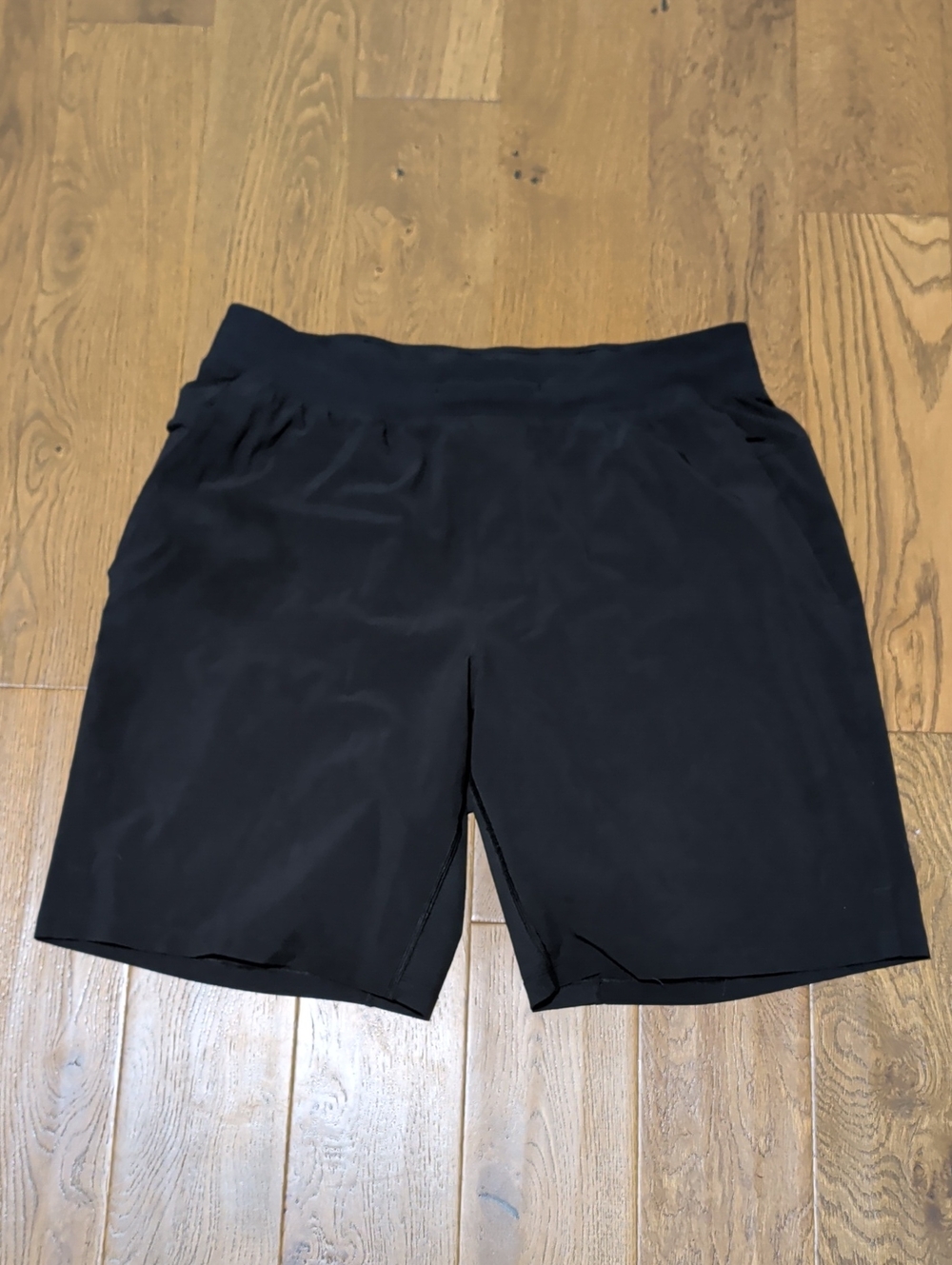 lululemon athletica Men's Black Linerless Athletic Training Shorts XL EUC